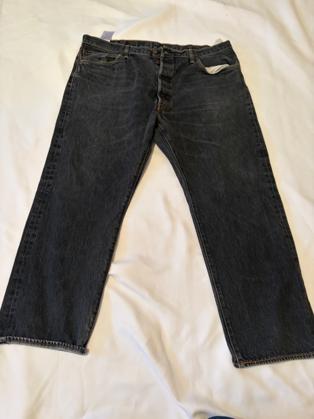 Levi's Men's Black Straight-Leg Jeans